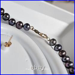 Genuine Freshwater Cultured Pearl Jewelry Set 18 Necklace, 7.5 Bracelet Genuine Freshwater Cultured Pearl Jewelry Set 18 Necklace, 7.5 Bracelet