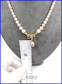 Genuine Natural Seawater Candy 17 Pearl Necklace Chain Set Hallmarked 18ct Gold Genuine Natural Seawater Candy 17 Pearl Necklace Chain Set Hallmarked 18ct Gold