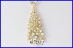 Georgian Victorian Seed Pearl Parure Necklace Earring Brooch Jewelry Collection