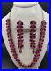 Glamorous-Fushia-Pink-Rhinestones-Set-of-Necklace-Long-Drop-Earrings-01-spo