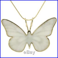 Gold Butterfly Jewelry Set Pearl Polymer Clay Birthday Necklace Dangle Earrings