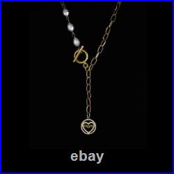 Gold & Pearl Glamour Bangles and Necklace Gift Set