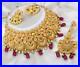 Gold-Plated-Pearl-Choker-Necklace-Set-Bollywood-Bridal-Indian-Fashion-Sets-NH-01-xt