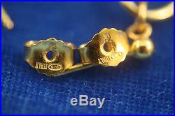 Gold Pltd/SS Set Necklace, bracelet, earrings cable chain & pearl like balls