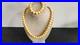 Golden-10-5-12mm-Cultured-Pearl-Champagne-Diamond-Necklace-Bracelet-Set-01-dvs