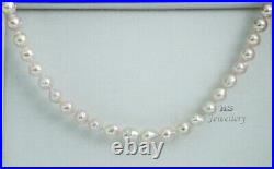 HS Baroque Akoya Cultured Pearl 9.5X12.5mm Bracelet & Necklace Set 14K Diamonds