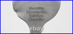 Hampton Silversmiths HSV45 40-Piece Mother of Pearl Gold Flatware Set, Service 8