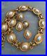 Huge-runway-Monet-Pearl-Cabochon-Etruscan-brush-gold-necklace-earring-set-01-loo