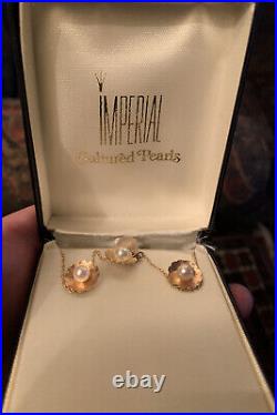 Imperial Pearls Cultured Pearl And 14K Necklace And Earrings Set
