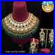 Indian-Gold-Plated-Kundan-Beads-Small-Pearl-Wedding-Bridal-Meenakari-Jewelry-Set-01-aas