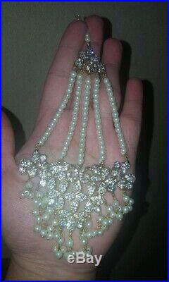 Indian pakistani wedding bridal jewellery set silver gold pearl necklace choker