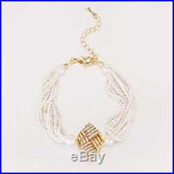 Janeojewels Jewelry, Swarovski Crystal Elements 4 Piece Set, Pearls Necklace Gift