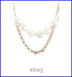 Joolz by Martha Calvo Full Spectrum Necklace Pearls Set Gold Blogger $132
