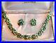 KRAMER-American-Vintage-Green-Crystal-and-Pearl-Necklace-Clip-on-Earrings-Set-01-ywgo