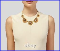 Kate Spade Monterey Bay Short Clamshell Gold Pearl Necklace & Earrings set CLAM