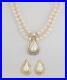Ladies-Pearl-Necklace-Earring-Set-with-14k-Yellow-Gold-Diamonds-16-Length-01-cgvs
