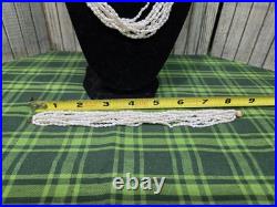 MULTI STRAND FRESHWATER PEARL NECKLACE AND BRACELET SET and 14K GOLD