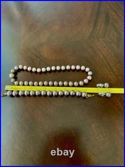 Masami Gold BrownPink Pearl Set-Necklace, Gold&Silver&Diamond Earrings, Bracelet