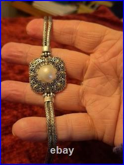 Mave Pearl Silver And 18k Gold. Bracelet/ring Set. Sarda Brand