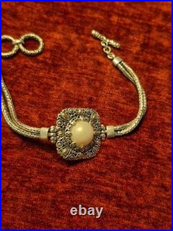 Mave Pearl Silver And 18k Gold. Bracelet/ring Set. Sarda Brand