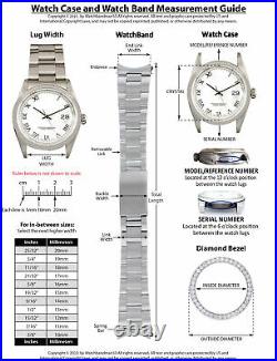 Men 2ct Bead Set Diamond Bezel 14ky For Rolex Datejust, President 36mm Watch