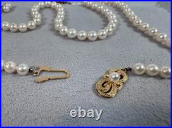 Mikimoto 20 Akoya Cultured 5mm Pearl Strand Necklace, 7 Bracelet & Earring Set Mikimoto 20 Akoya Cultured 5mm Pearl Strand Necklace, 7 Bracelet & Earring Set