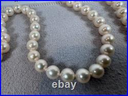 Mikimoto 20 Akoya Cultured 5mm Pearl Strand Necklace, 7 Bracelet & Earring Set Mikimoto 20 Akoya Cultured 5mm Pearl Strand Necklace, 7 Bracelet & Earring Set