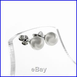 Mikimoto Akoya Cultured Pearl Set, 18 Karat White Gold