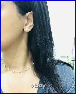 Mikimoto Akoya Pearl Necklace & Earrings Set 18k