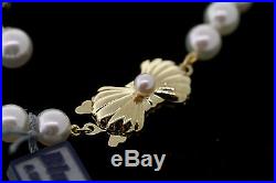 Mikimoto Blue Lagoon 5.5-6.0mm Pearl 18 Necklace 7 Bracelet & Earrings Set
