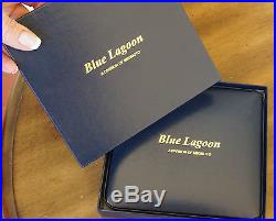 Mikimoto Blue Lagoon 6.0 Pearl Necklace 1814k Gold Diamond Clasp & earring set