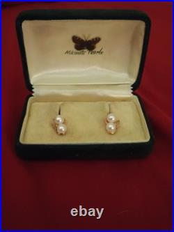 Miklmoto Pearls Earrings Ring And Necklace