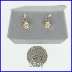NEW Hoop Earrings with Earring Enhancers Set 14k Gold Onyx Pearl Malachite CZs