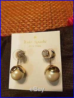 NEW Kate Spade set Pretty pearly cuff, ear jacket and scatter necklace