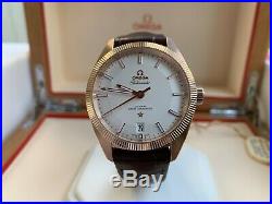 NEW Omega Globemaster 18K Sedna Gold Co-Axial Master Chronometer Watch FULL SET