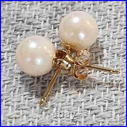 NWT Jewels Of The Orient 14K Gold Cultured Pearl Necklace Earrings Set