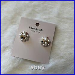 NWT Kate Spade Pearl Caviar Stud Earrings, Necklace & Bracelet Jewelry Set