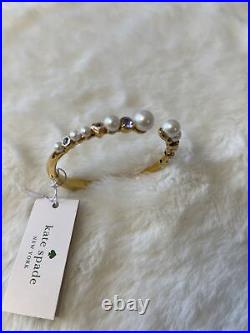 NWT Kate Spade Pearl Caviar Stud Earrings, Necklace & Bracelet Jewelry Set