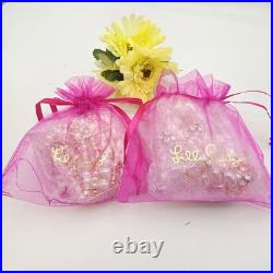 NWT Lilly Pulitzer faux pearl Rhinestone set 22 Necklace & Bracelet Gold Tone