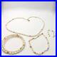 New-14k-Gold-Freshwater-Pearl-Necklace-Bangle-Bracelet-Dangle-Earrings-Set-01-ae