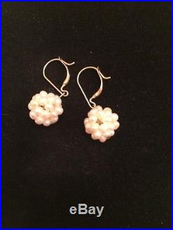New Set Of 3 In Box 14K Gold, Pearls, MADE in USA