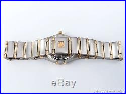 Omega Constellation 18k Gold 1262.75.00 White Mother of Pearl Diamond Set Dial