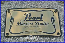 PEARL MASTERS STUDIO SNARE DRUM in GOLDEN BRONZE GLITTER for YOUR DRUM SET! E542