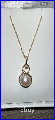 Pearl Factory 14k Gold Necklace Set