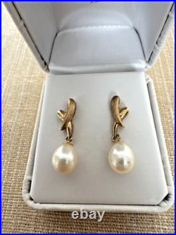Pearl Factory Akoya Dangiling Pearl Earrings