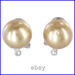 Pearl Gold-Diamond & Stone Set 5 Diamonds. 08CTW 14K White Gold 12g (FPP006195) Pearl Gold-Diamond & Stone Set 5 Diamonds. 08CTW 14K White Gold 12g (FPP006195)