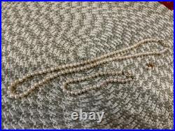 Pearl Necklace, Bracelet, And Earrings Set