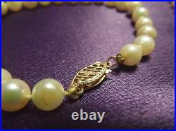 Pearl Necklace & Bracelet Set with 14K Gold Hook