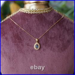 Pearl Opal Jewelry Set 18k Gold Vermeil Vintage Gift Necklace Earrings Her