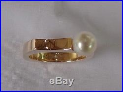 Pearl Ring Set In 14k Sold Gold